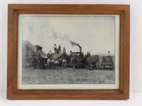 Threshing Wheat B&W Photo BG Grondal circa 1916