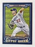 CLAYTON KERSHAW-2014 GYPSY QUEEN DEBUT ALL-STARS