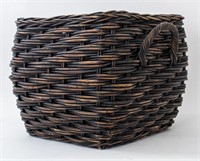Woven Rattan Two Handled Basket
