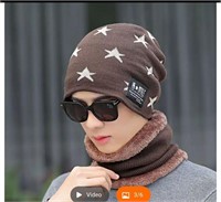 Soft Thicken Wool Ski Hat Warm Neck Winter