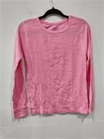Gildan Cotton Long Sleeve T-shirt Light Pink - M