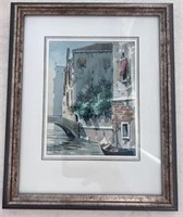 Venice, original watercolor on paper