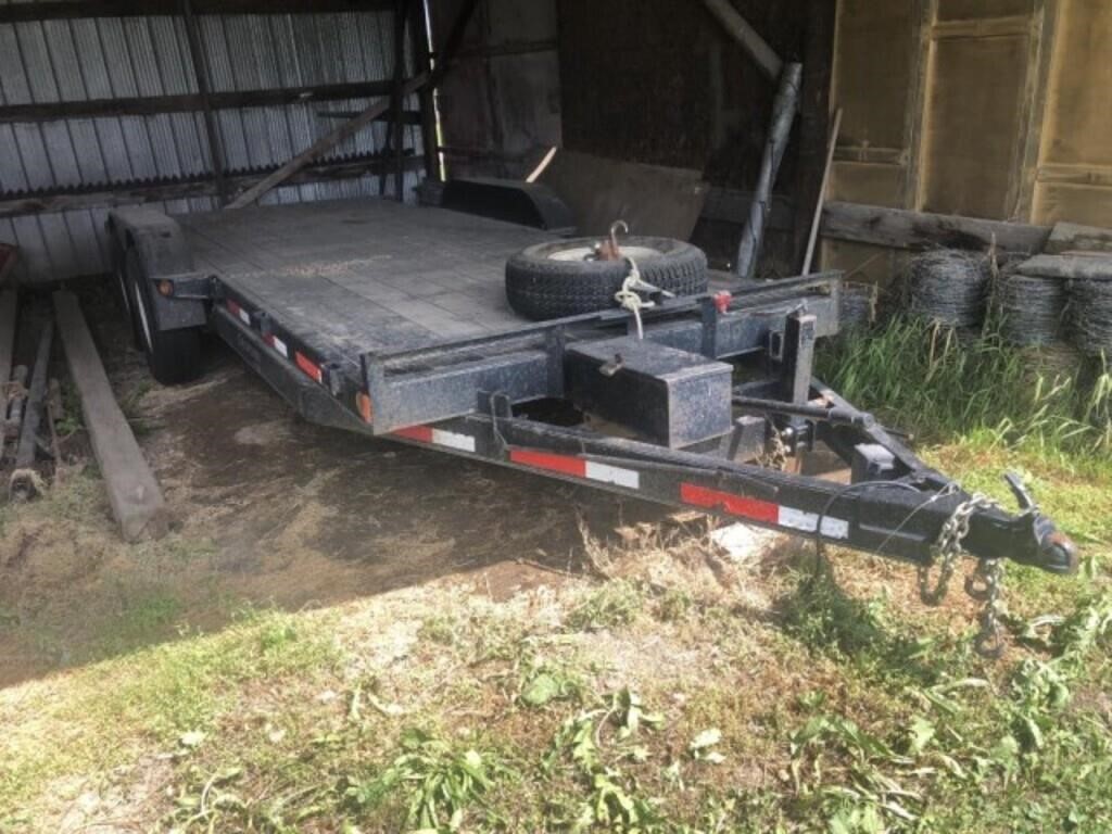 2009 Rainbow Excursion 18' Tilt Deck Car Trailer