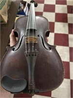 HOPF German antique violin 19th c + case + bow