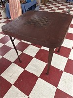 PEERLESS 1908 antique game chess checkers table