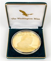 Coin 2000 Giant Quarter Pound Golden Proof