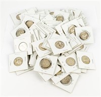 Coin 80 Silver Washington Quarters G to XF