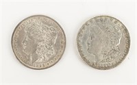 Coin 2 Morgan Silver $ 1896(P) VF-XF