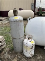 Small LP Tank & 100 lb LP Cylinder