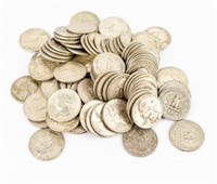 Coin 100 Washington Quarters  G - AU