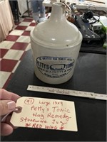 Red Wing Petty's Tonic Hog Remedy Stoneware jug