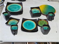 colorful dishes