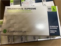 Shamrock Supreme Powder-Free Exam Gloves - Large
