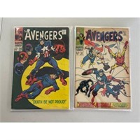 Three 1960's Avengers Comics