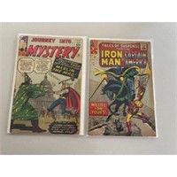 (5) 1960's Super Hero Comic Books