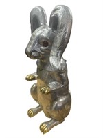 Pewter Rabbit Sculpture