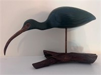 Signed gus lacants? wood carved bird