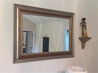 2 tone large wall mirror 44x33