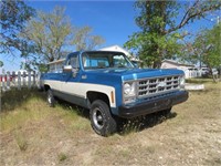 Chev K10 Truck (Circa 1980),  S/N CK14A1132056