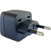 US/Canada/Japan to Europe (C Type) Plug Adaptor,