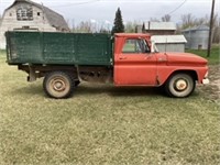 1967 Chev one ton Truck with Wood Box and Hoist