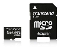 Transcend - Flash-Speicherkarte (microSDHC/SD-Adap
