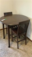 Pub Style Table w/ (2) Chairs