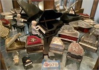PIANO MUSIC BOXES (mirror in background)