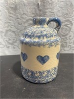 Blue heart jug