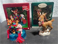 2 Rudolph ornaments
