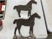 Antique Horse Windmill Weights