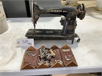 Vintage Sewmor Sewing Machine