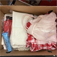 Box of Vintage Linens