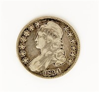 Coin 1830 Capped Bust Half Dollar-VF