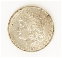 Coin 1878(P) Rev '79 Morgan Silver Dollar-Ch. AU