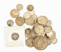 Coin Mix of Silver Coins, G - AU