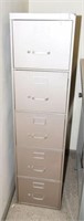Five drawer vertical file cabinet