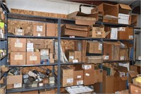 Entire three section shelving unit full of