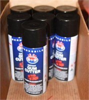 (6) cans of Berkebile Instant Gum Cutter Carb