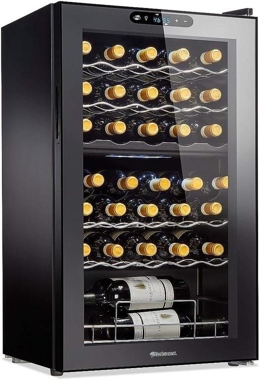 Wine Enthusiast 32-Bottle Dual Zone MAX