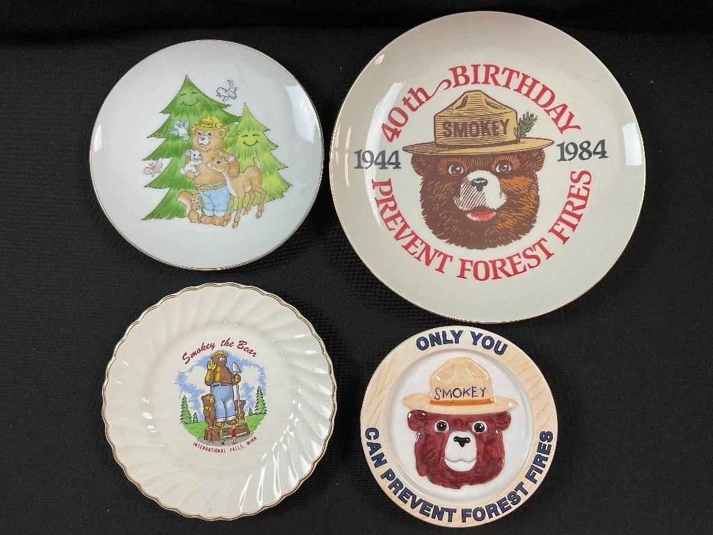 Smokey Bear Collector Plates