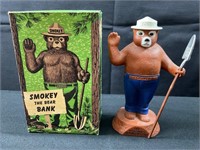 Smokey the Bear Bank with Original Box