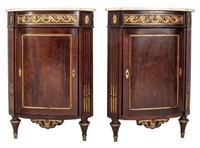 Belle Epoque Louis XVI Revival Corner Cabinets, 2
