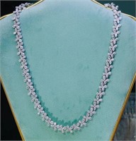 8.25cts Natural Diamond 18Kt Gold Necklace