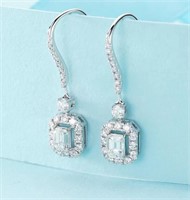 1.16cts Natural Diamond 18Kt Gold Earrings