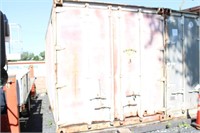20 Ft Shipping Container/Connex - Orange/White