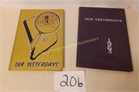 Yearbooks Our Yesterdays 62' and 63