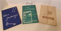 Yearbooks Our Yesterdays 47' 49' and 64'
