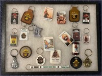 Key Chains in Display Case