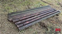 9 – 3" X 3" Steel Log Bunk Stakes
